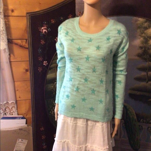 LC Lauren Conrad MINT Green Sweater Size S - Picture 1 of 4